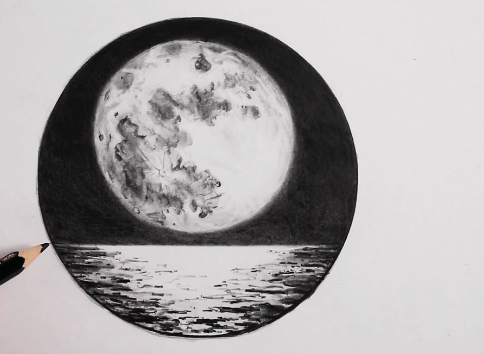 Drawing:Dmky3i7lnm8= Moon